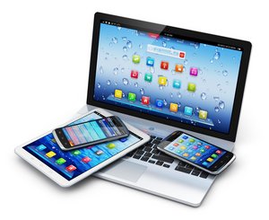 Laptop, Tablet, Smartphone