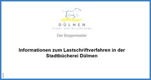 Informationen zum Lastschriftverfahren